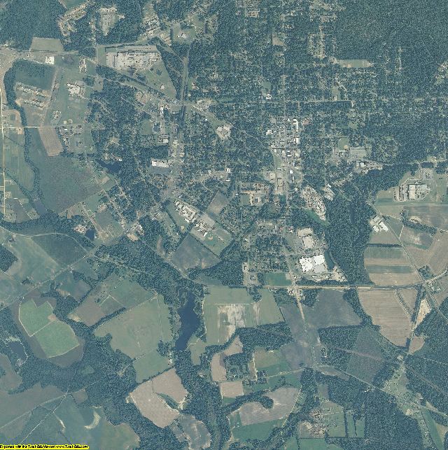 Hoke County, North Carolina aerial photography