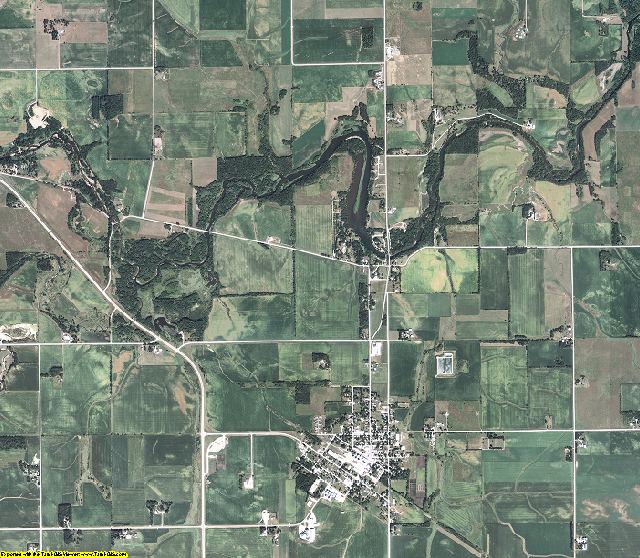 Howard County, Iowa aerial photography