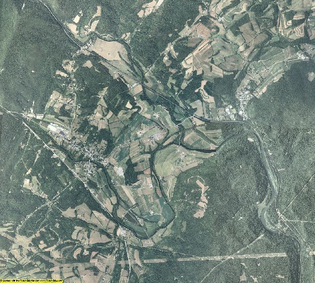 Huntingdon County, Pennsylvania aerial photography