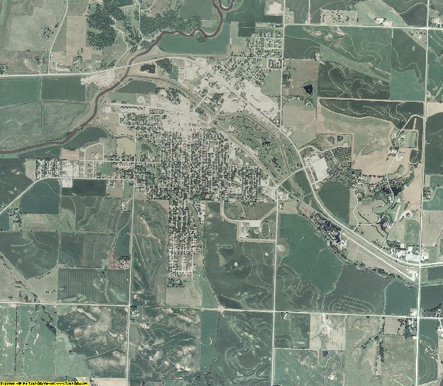 Ida County, Iowa aerial photography