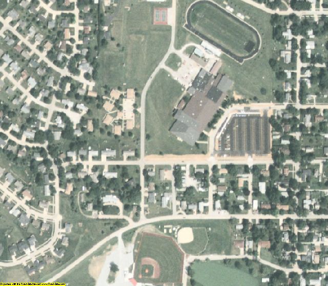 Iowa County, IA aerial photography detail