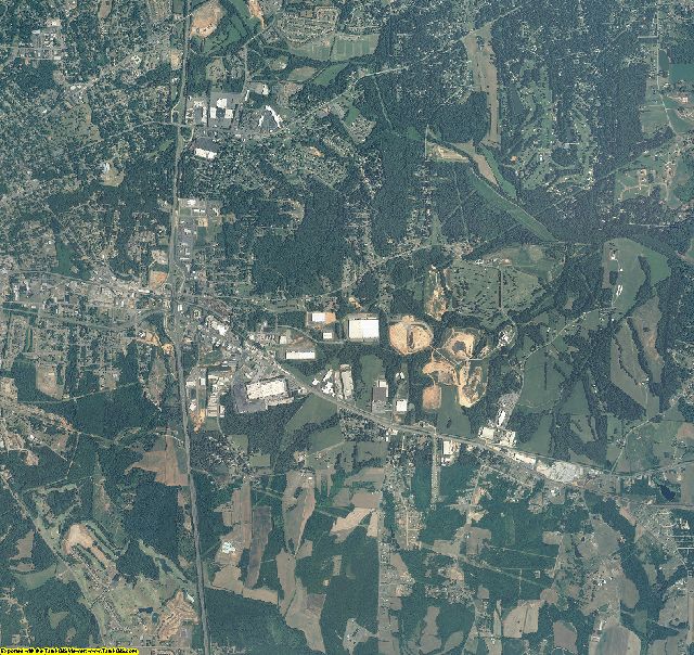 Iredell County, North Carolina aerial photography