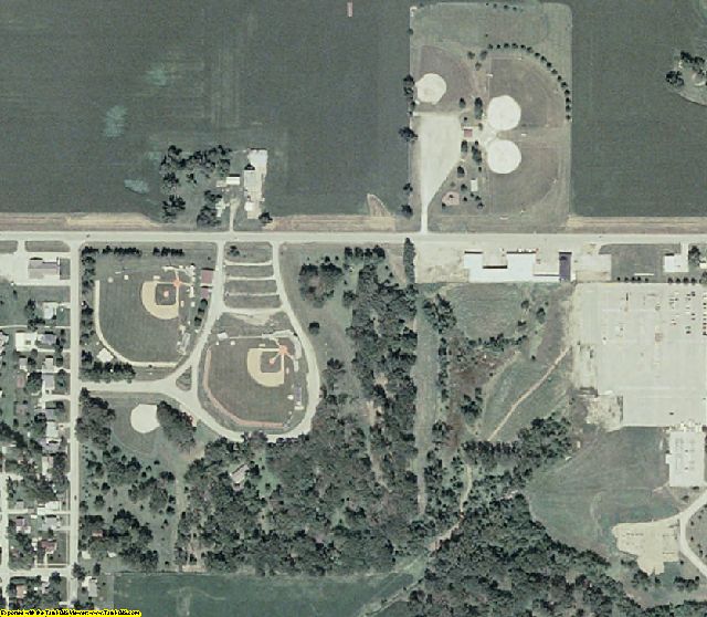 Jasper County, IA aerial photography detail