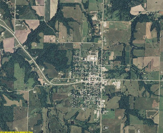 Jefferson County, Kansas aerial photography