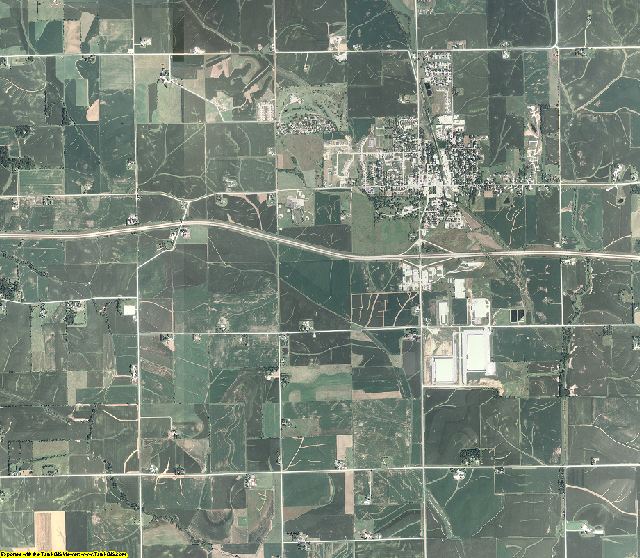 Johnson County, Iowa aerial photography