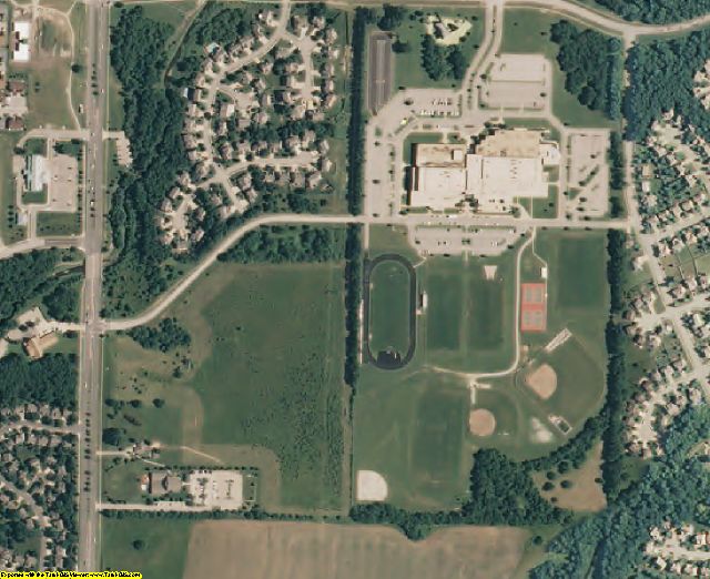 Johnson County, KS aerial photography detail