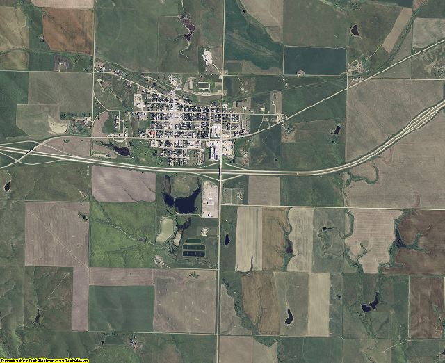 Jones County, South Dakota aerial photography