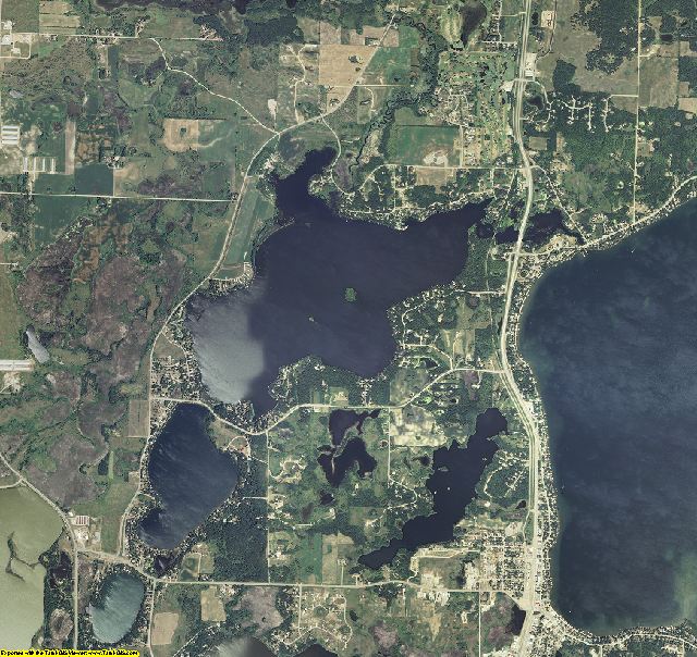 Kandiyohi County, Minnesota aerial photography