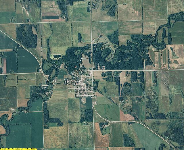 Kittson County, Minnesota aerial photography