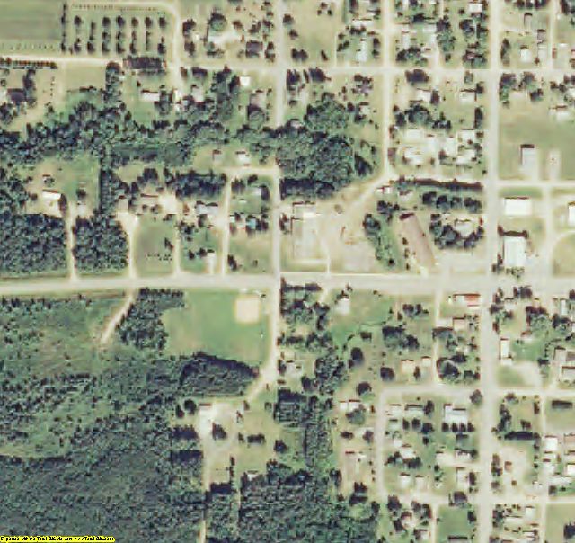 Koochiching County, MN aerial photography detail