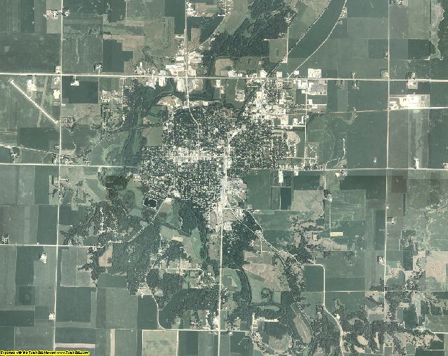 Kossuth County, Iowa aerial photography
