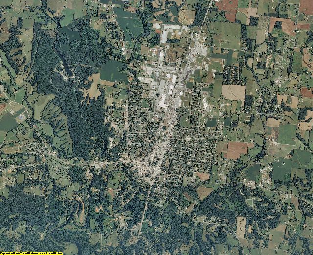 Lawrence County, Tennessee aerial photography