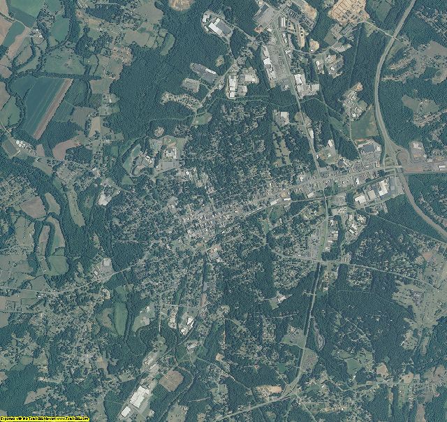 Lincoln County, North Carolina aerial photography