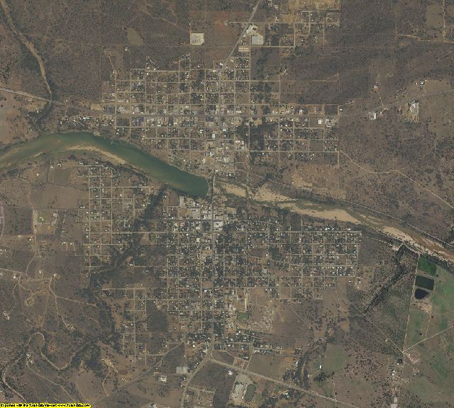 Llano County, Texas aerial photography