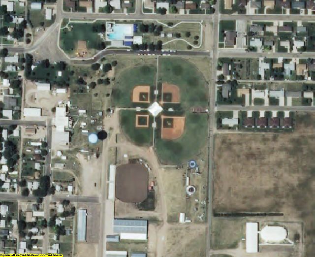 Logan County, KS aerial photography detail