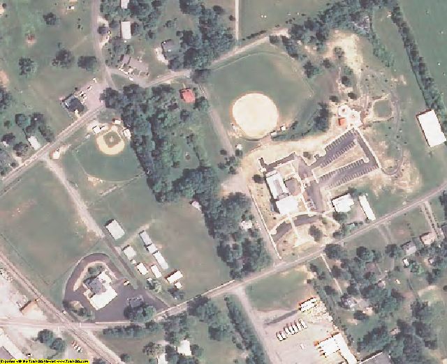 Louisa County, VA aerial photography detail