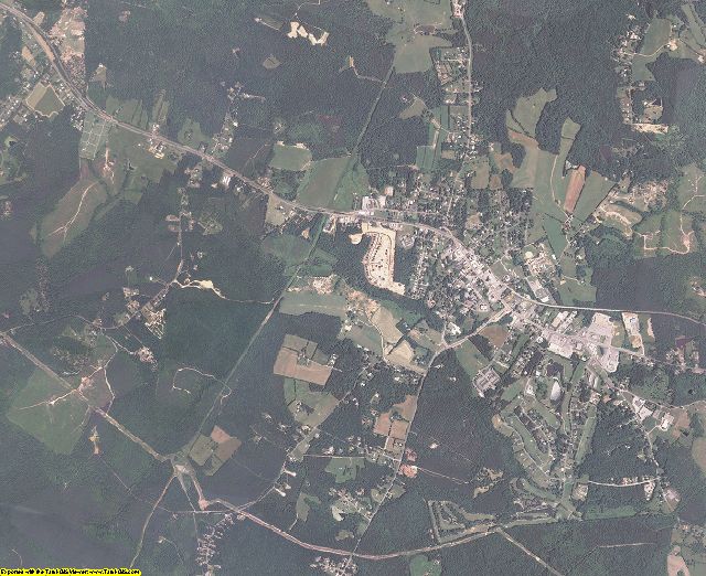 Louisa County, Virginia aerial photography