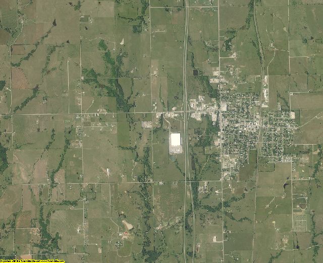 Love County, Oklahoma aerial photography