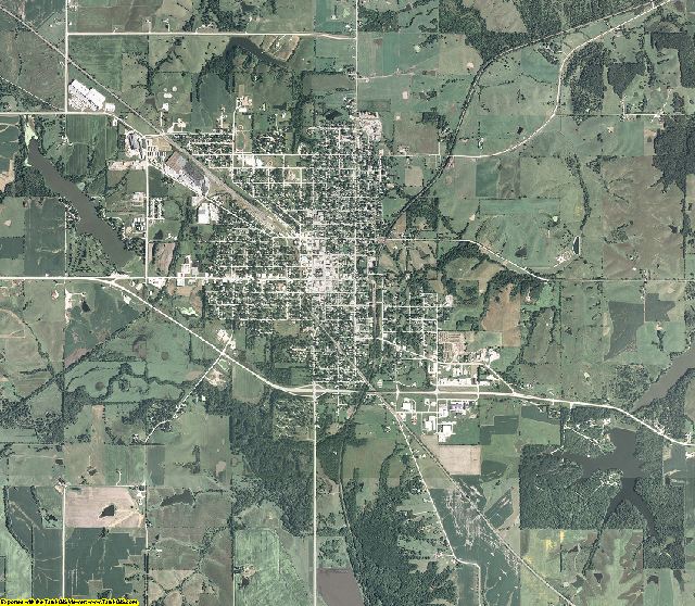 Lucas County, Iowa aerial photography