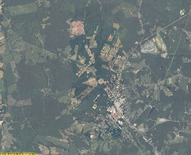 Lunenburg County, Virginia aerial photography