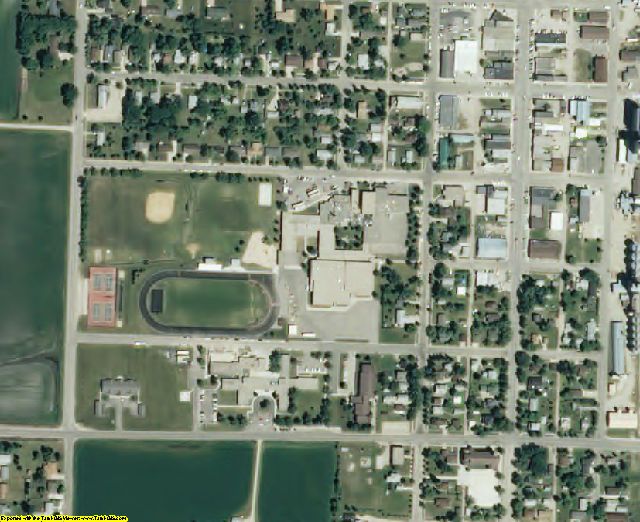 Mahnomen County, MN aerial photography detail