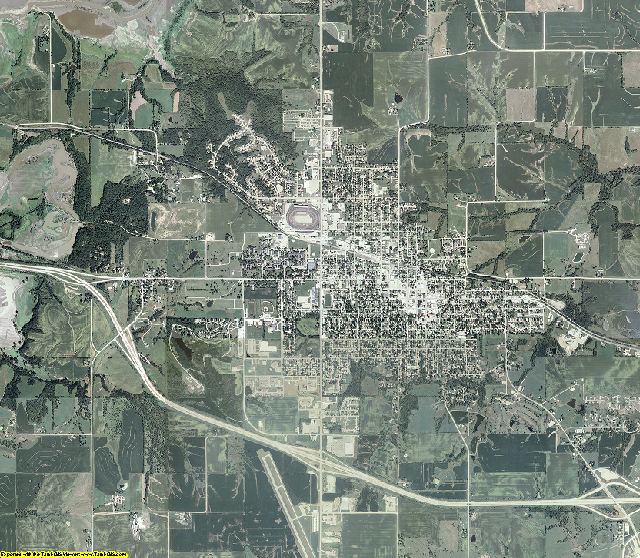 Marion County, Iowa aerial photography