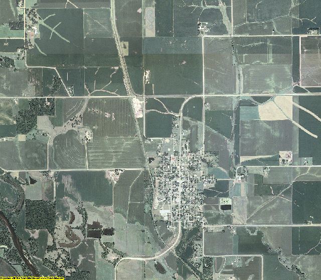 Marshall County, Iowa aerial photography