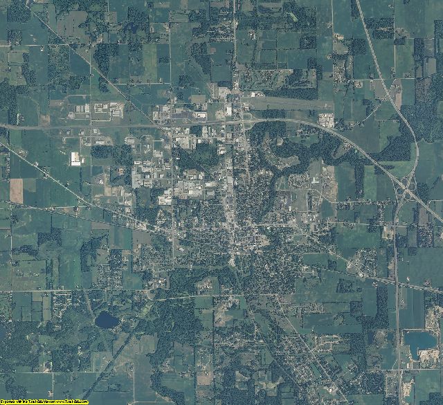 Marshall County, Indiana aerial photography