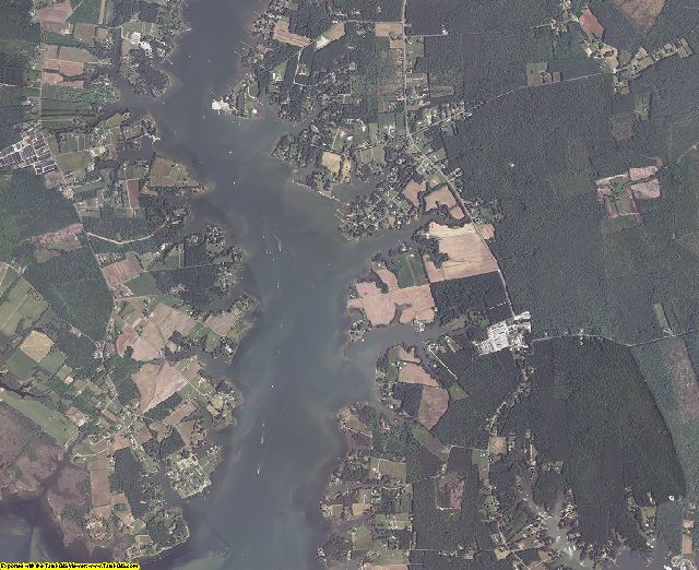 Mathews County, Virginia aerial photography