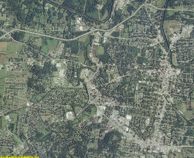 Maury County, Tennessee aerial photography