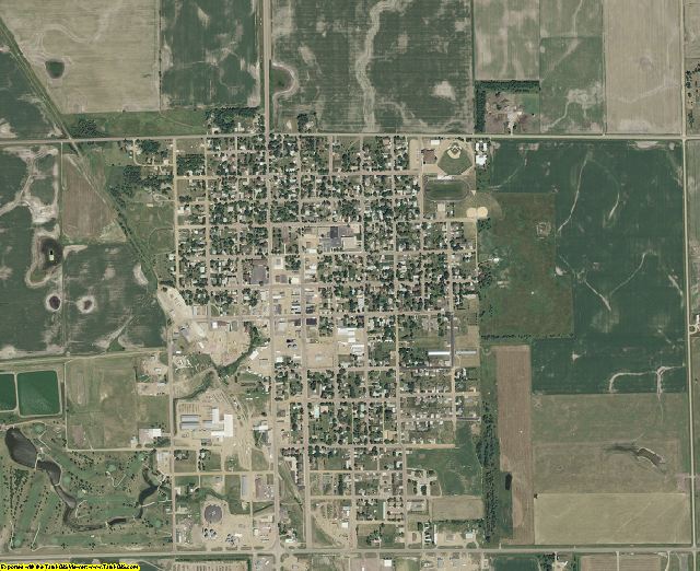 McCook County, South Dakota aerial photography
