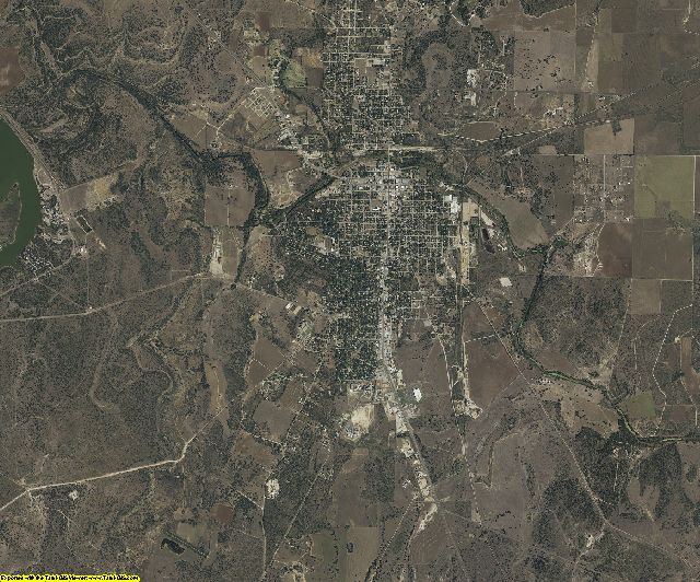 McCulloch County, Texas aerial photography
