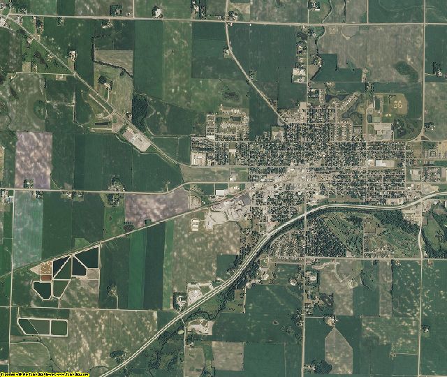 McLeod County, Minnesota aerial photography