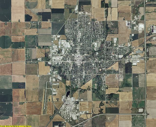 McPherson County, Kansas aerial photography