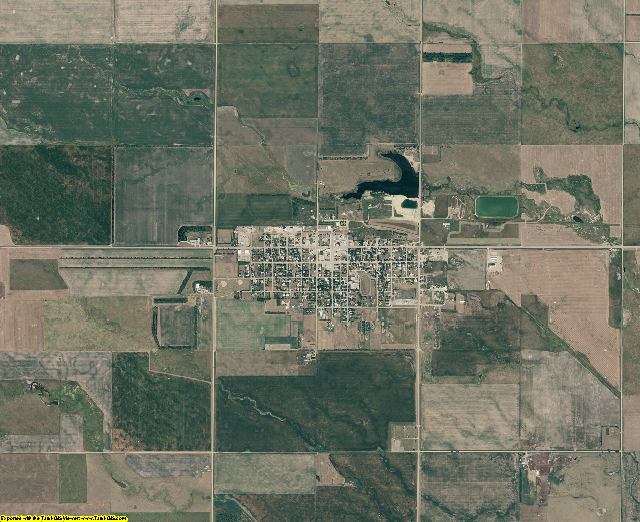 McPherson County, South Dakota aerial photography