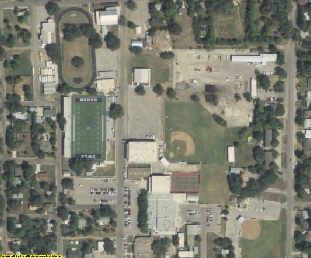Medina County, TX aerial photography detail