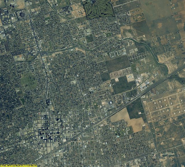 Midland County, Texas aerial photography
