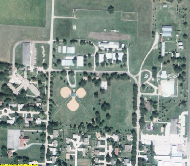 Monona County, IA aerial photography detail