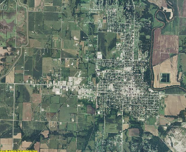 Montgomery County, Kansas aerial photography