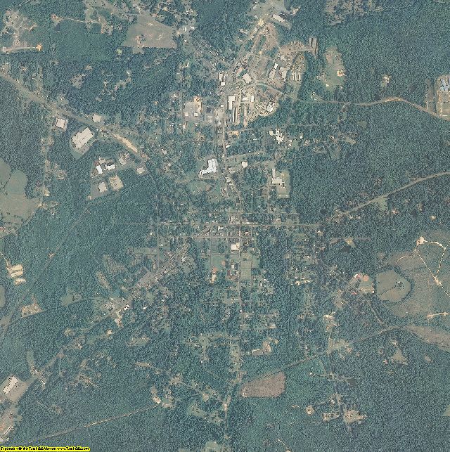 Montgomery County, North Carolina aerial photography