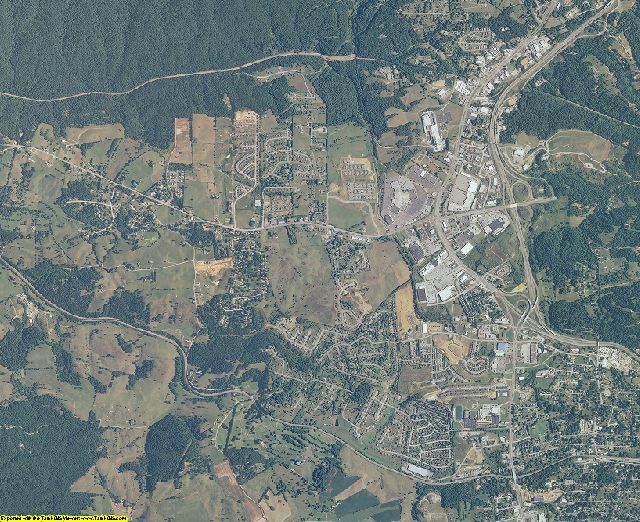 Montgomery County, Virginia aerial photography