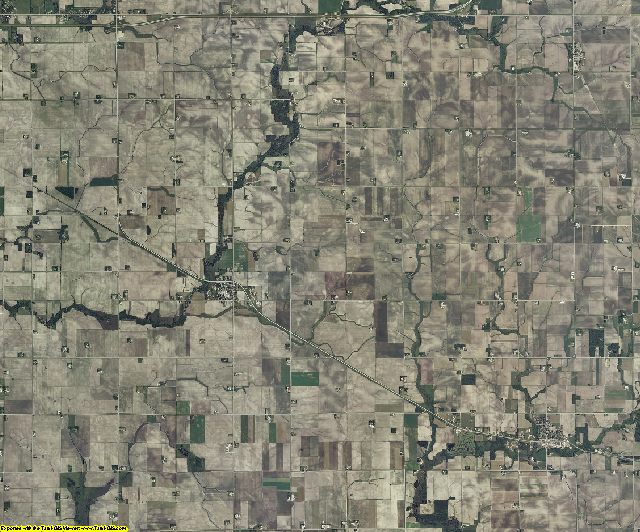 Mower County, Minnesota aerial photography