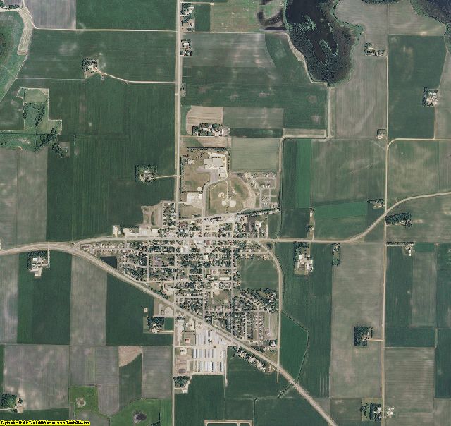 Nicollet County, Minnesota aerial photography