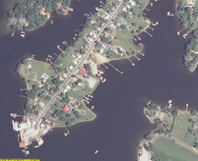 Northumberland County, VA aerial photography detail