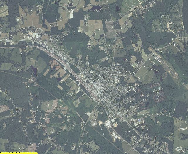 Nottoway County, Virginia aerial photography