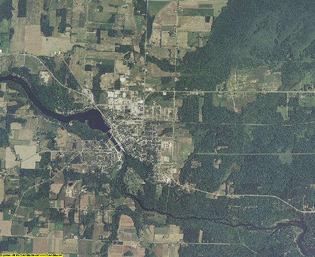 Oconto County, Wisconsin aerial photography