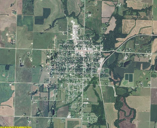 Osage County, Kansas aerial photography