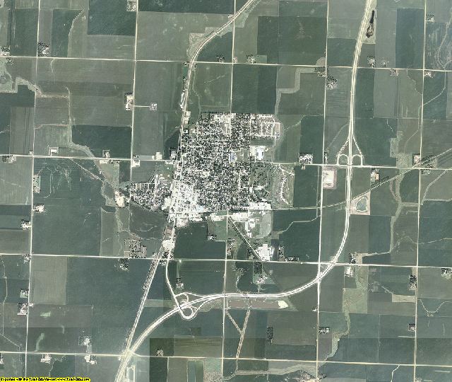 Osceola County, Iowa aerial photography