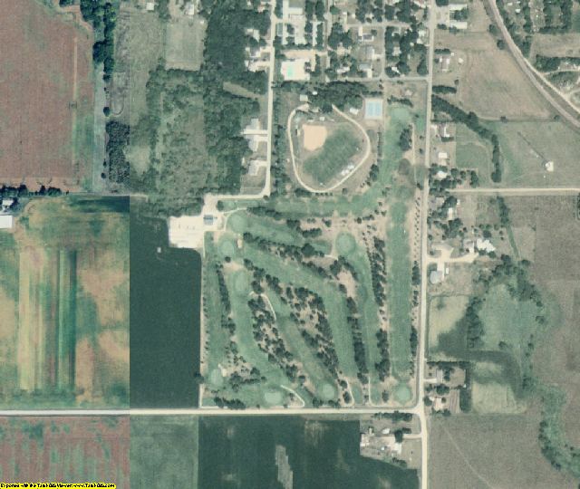 Palo Alto County, IA aerial photography detail
