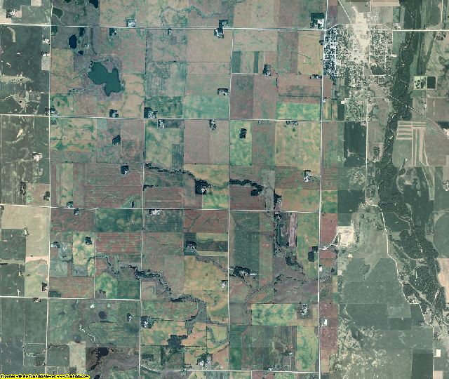 Palo Alto County, Iowa aerial photography